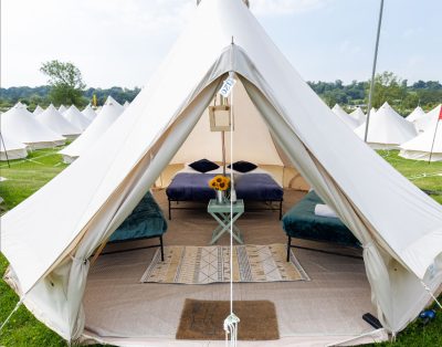 Braddan Bridge Glamping – Bell Tent 01